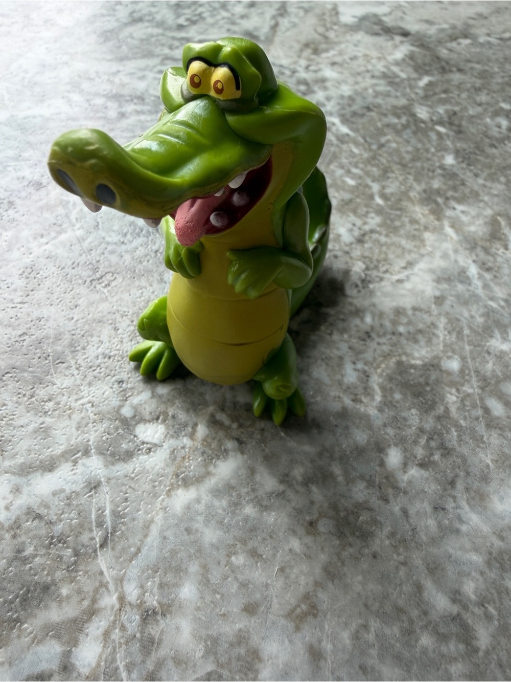 Disney Green Crocodile Cartoon Figure - Lime & Yellow